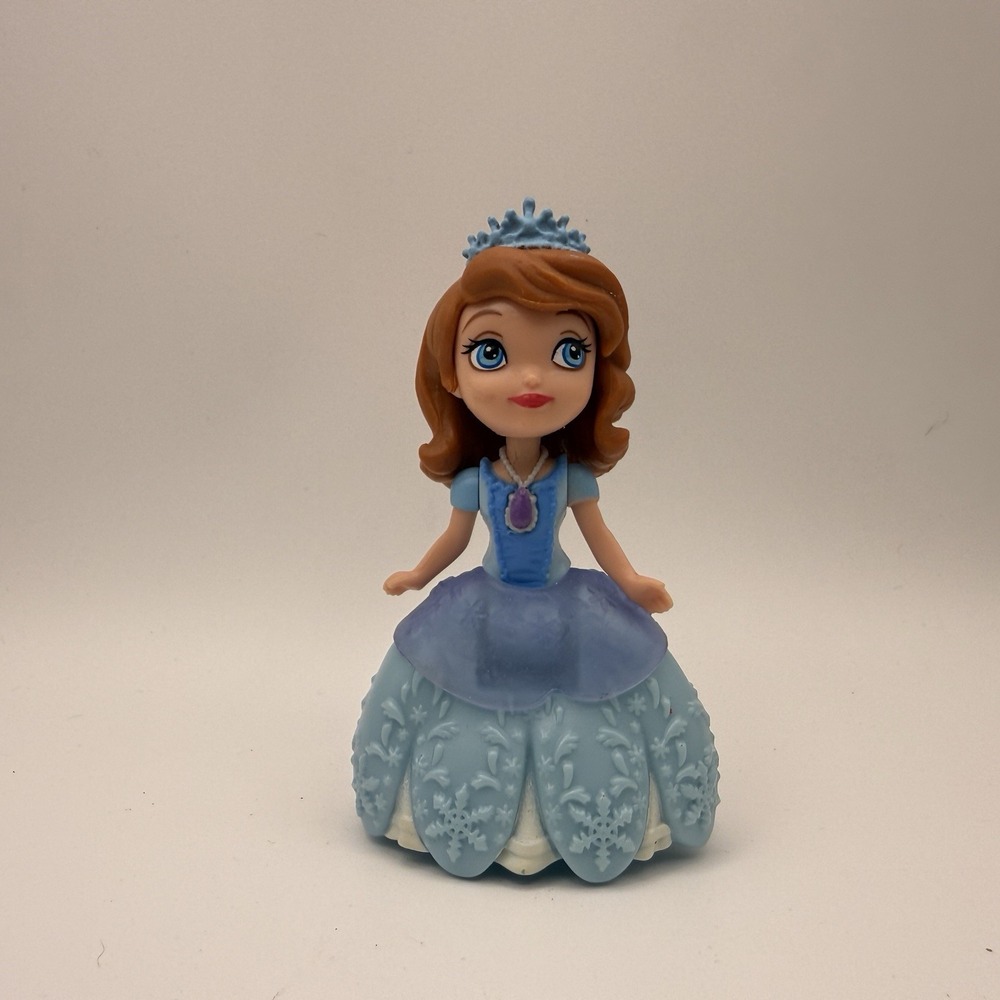 Disney Sofia The First Mini Doll For Magical Talking Castle Blue Dress Figure 3"